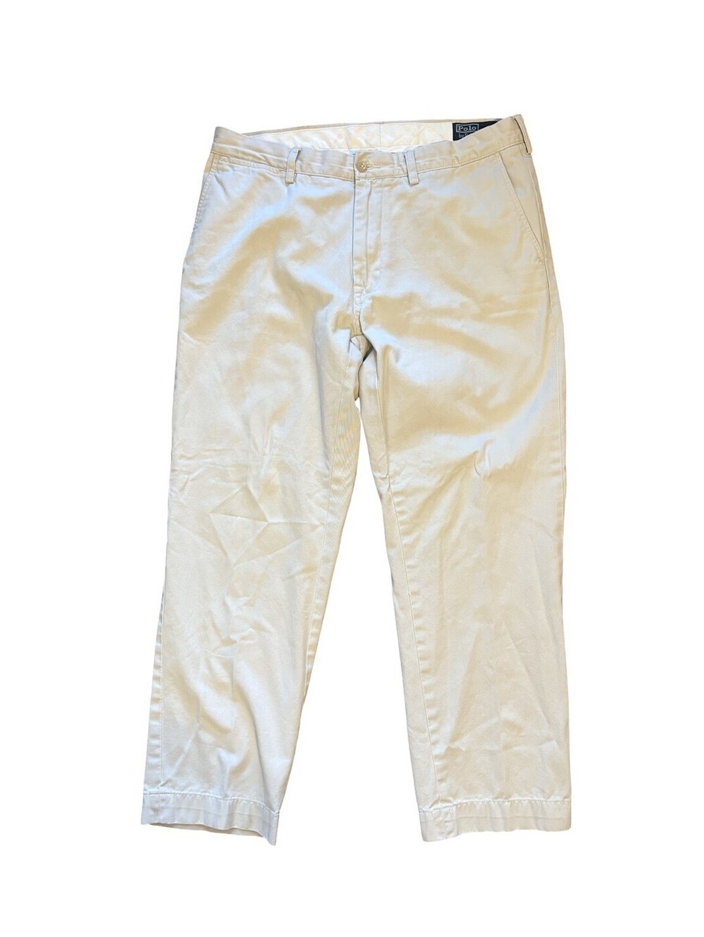 Polo Ralph Lauren Men's Classic Fit Chino Pants Beige Stretch Cotton 35x30 27"In